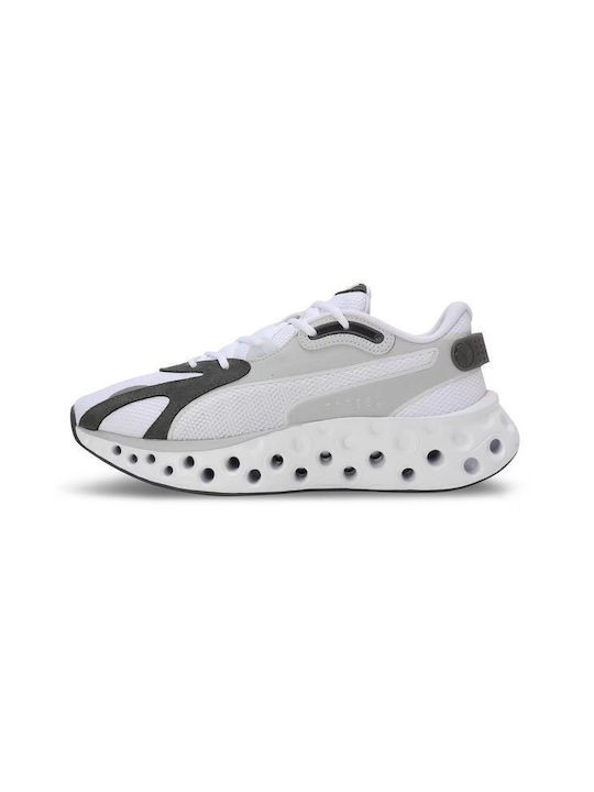 Softride Frequence Sport Shoes Running White - Feather Gray