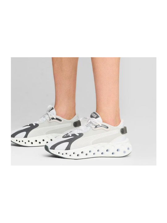 Softride Frequence Sport Shoes Running White - Feather Gray