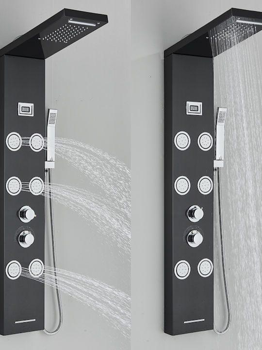 Hydro Massage Column Black