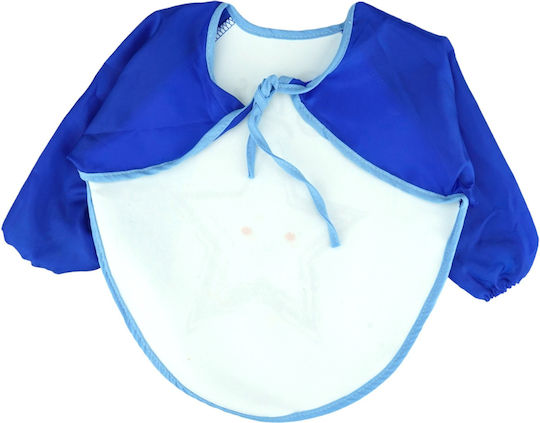 Bibs Αδιάβροχη Ποδιά Υφασμάτινη με Μανίκια Boy Star
