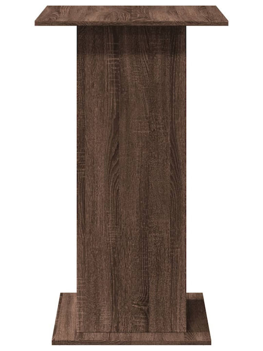 Table Bar Wooden Brown Oak 60x60x102cm