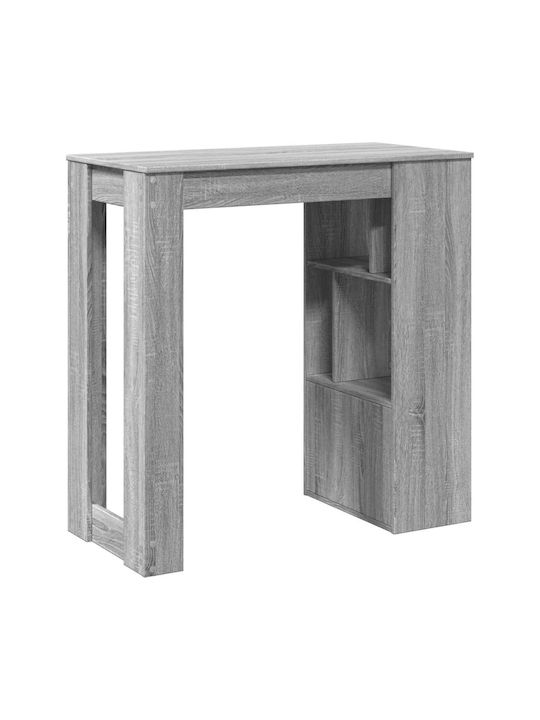 Table Bar Wooden Grey Sonoma 102x50x103.5cm