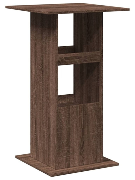Table Bar Wooden Brown Oak 60x60x102cm