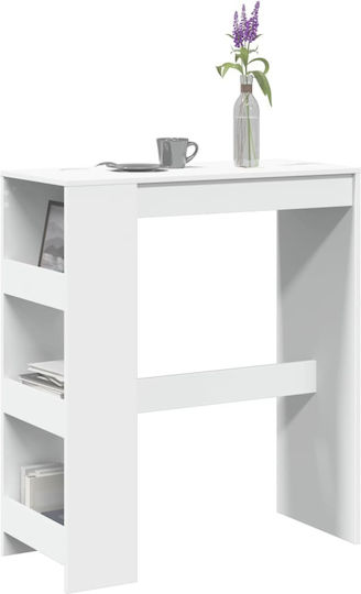 Masă Bar Alb 90x40x103.5buc