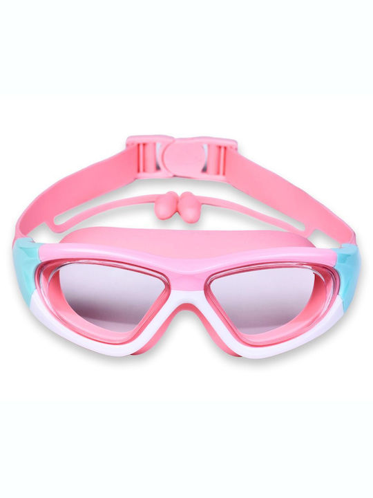 Flipper Swimming Goggles Kids with Anti-Fog Lenses Pink