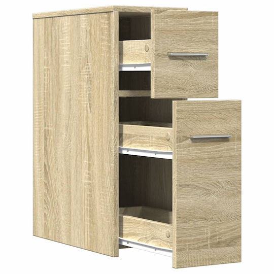 vidaXL Bathroom Cabinet L22xW44xH61.5cm Sonoma