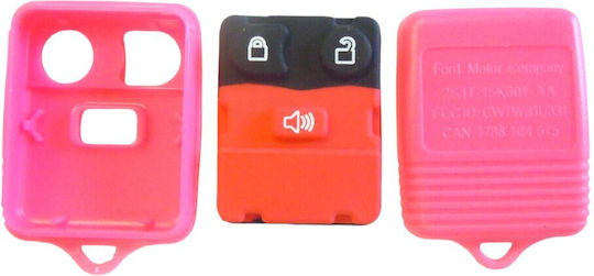 Car Key Shell with Blade with 3 Buttons for Ford