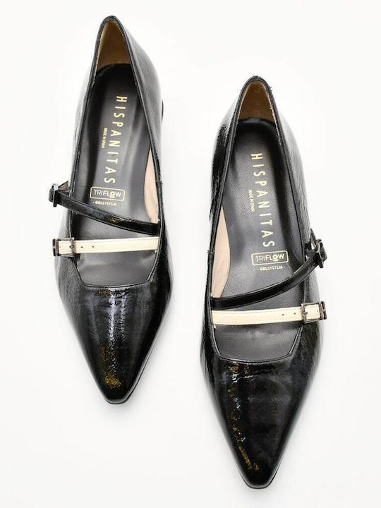 Pumps mit Riemchen Schwarz