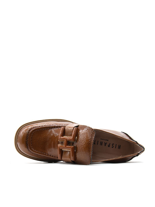 Patent Leather Tabac Brown High Heels