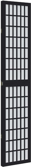 vidaXL Decorativ Paravan Lemn cu 3 Panouri 105x200cm