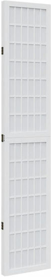 vidaXL Decorative Room Divider Wooden with 3 Panels 105x180cm