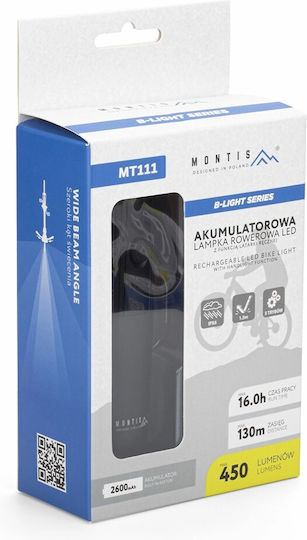 Montis Rechargeable Front Bicycle Light