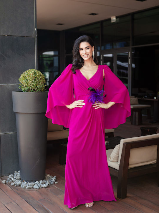 Summer Maxi Dress for Wedding / Baptism Purple