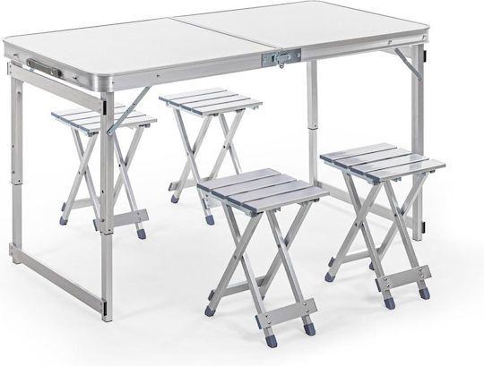 Table Product Dimensions 38.1 W X 83.8 L X 10.2 H cm Foldable Portable Beach Camping Holidays Trips Events Chairs Integrated Vk89