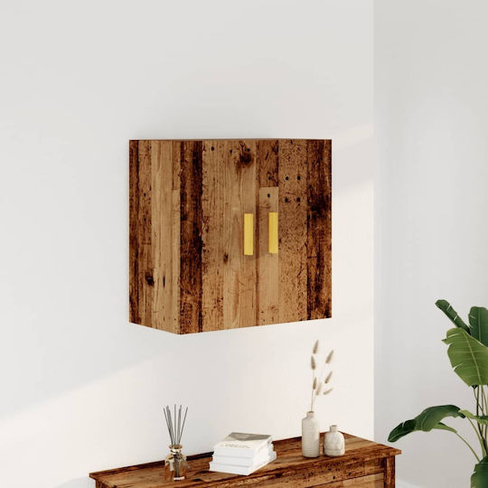 vidaXL Wood Bathroom Cabinet L60xW31xH60cm Brown