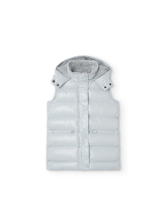 Boboli Kids Casual Jacket Sleeveless Silver