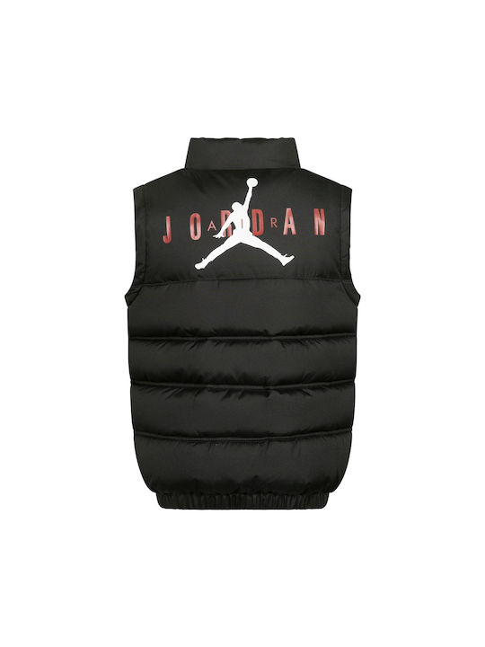 Jordan Kids Quilted Jacket Sleeveless Black