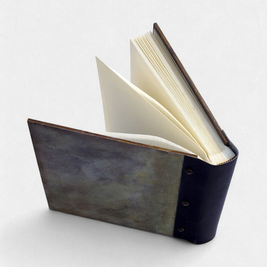 Album din Lemn Făcut Manual Artefact Crini Inele 24x26cm