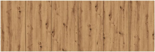 vidaXL Wooden Bed Headboard Brown 240x80cm