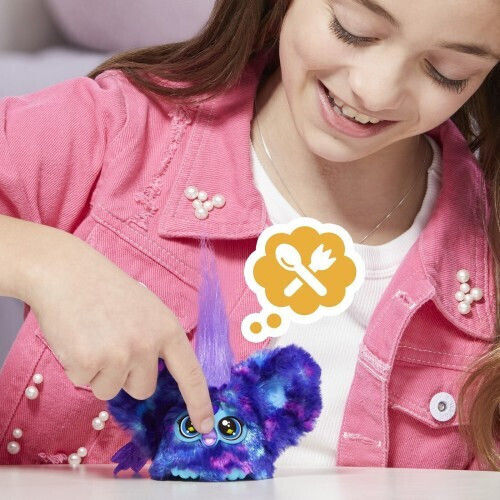 Hasbro Plush Furby Furblet with Sound Star-Lee for Age 6+ 5 cm