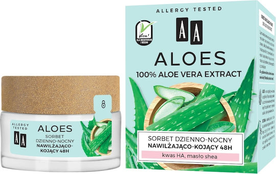 AA Aloes Light 48h Cream Face with Aloe Vera 50ml