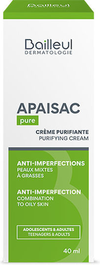 Bailleul Laboratoires Apaisac Pure 24h Cream Face 40ml