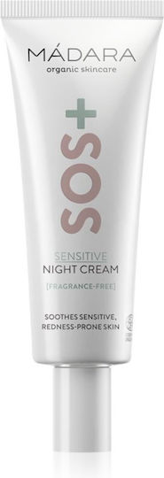 Mádara Madara Sos Sensitive Crema De Noche Suavizante 70ml