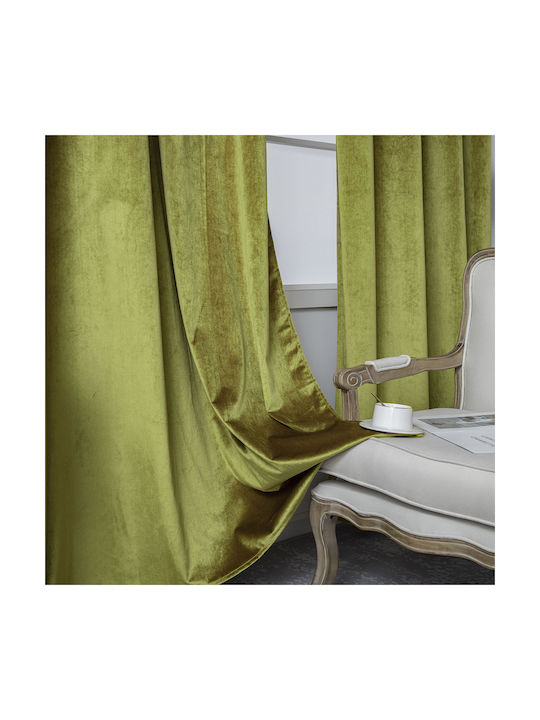 Beauty Home Perdea cu Capse 8399 Auriu 8399-oro 140x270cm