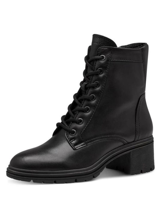 Tamaris Leather Women's Ankle Boots Black