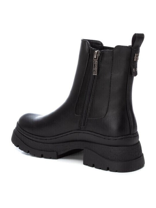Women's Ankle Boots with Medium Heel Black