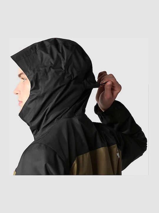 Quest Triclimate 3 in 1 Winter Jacket Waterproof and Windproof Military Olive/tnf Black