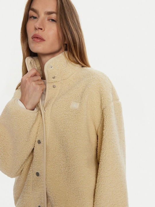 Sherpa Γυναικείο Καφέ Overshirt