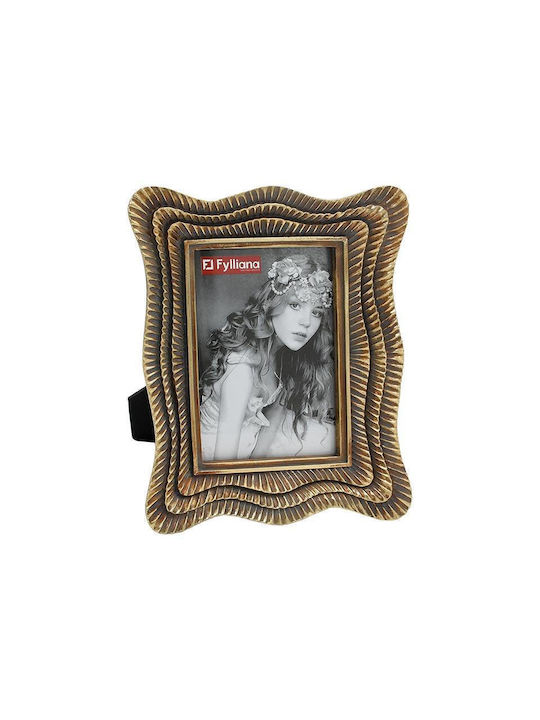 Fylliana Fl29301 Frame Plastic 10cmx15cm with Gold Frame