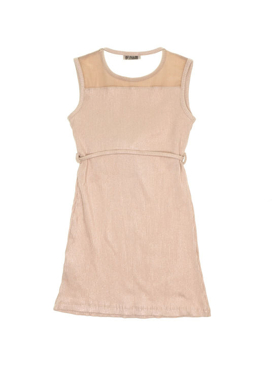 Evita Children's Dress More Love Beige