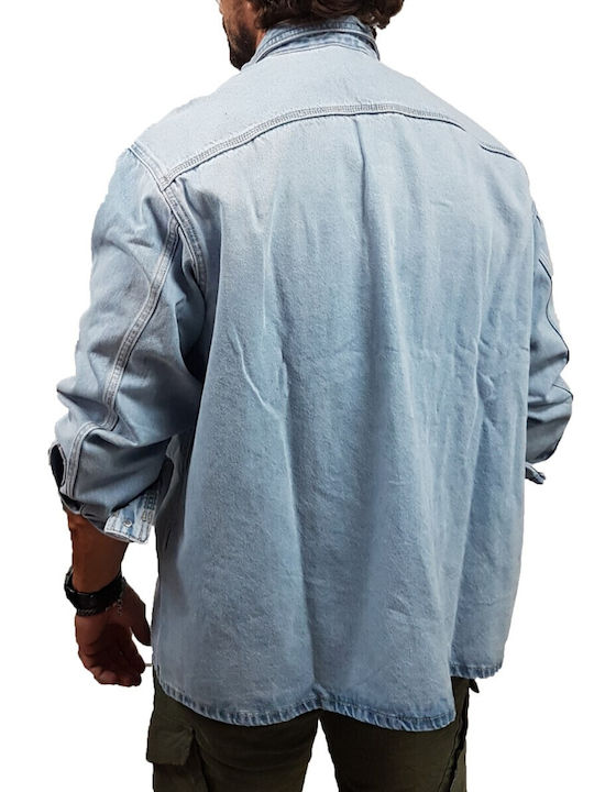 Jack & Jones Denim Overshirt Blau