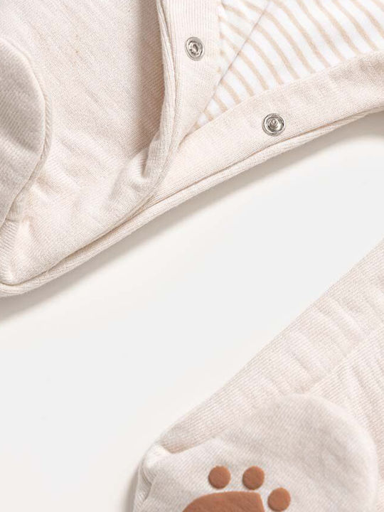 Guess Бебешко Боди за Излизане Дълъг ръкав Beige