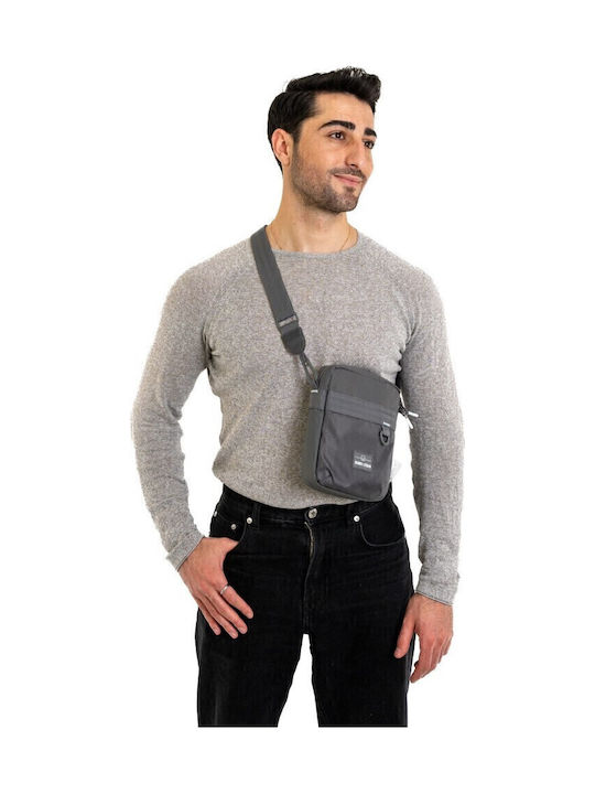 Jayden Geantă pentru bărbați De umăr / tip crossbody Gri