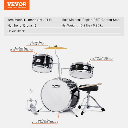 Vevor Wooden Drums