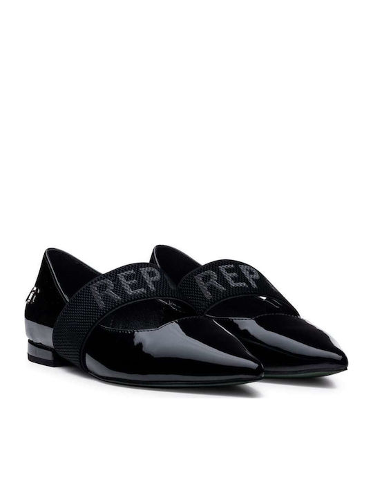 Patent Leather Ballerinas Black