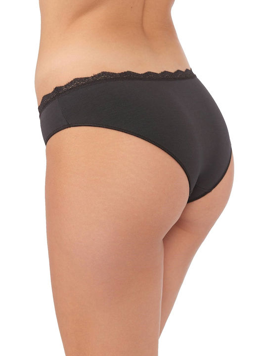 Minerva Damen Slip 2Pack Charcoal