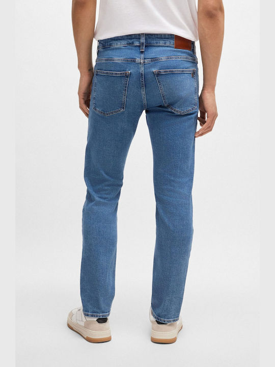 Hugo Boss Pantaloni Blugi pentru Bărbați Slim Fit Blue