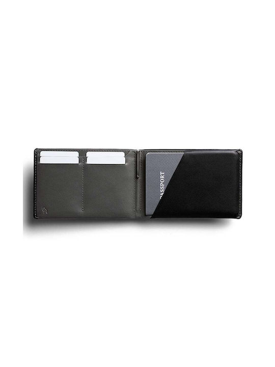 Bellroy Men's Leather Travel Wallet with RFID Black