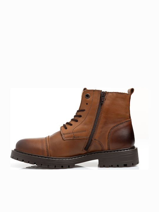 Leather Tabac Brown Men's Boots