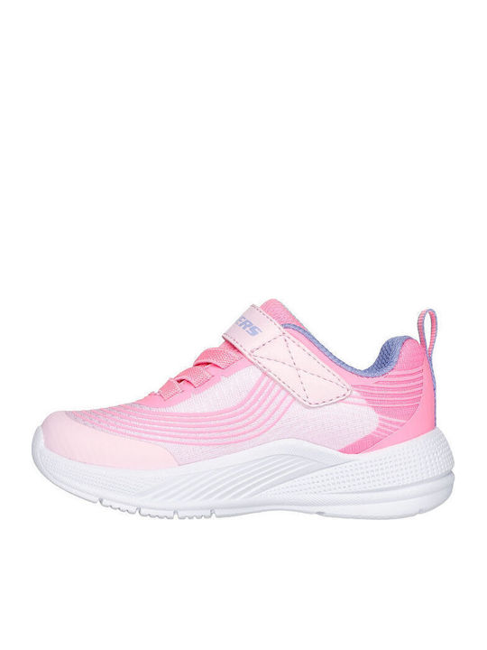Microspec Kinder Sneakers mit Klettverschluss Rosa