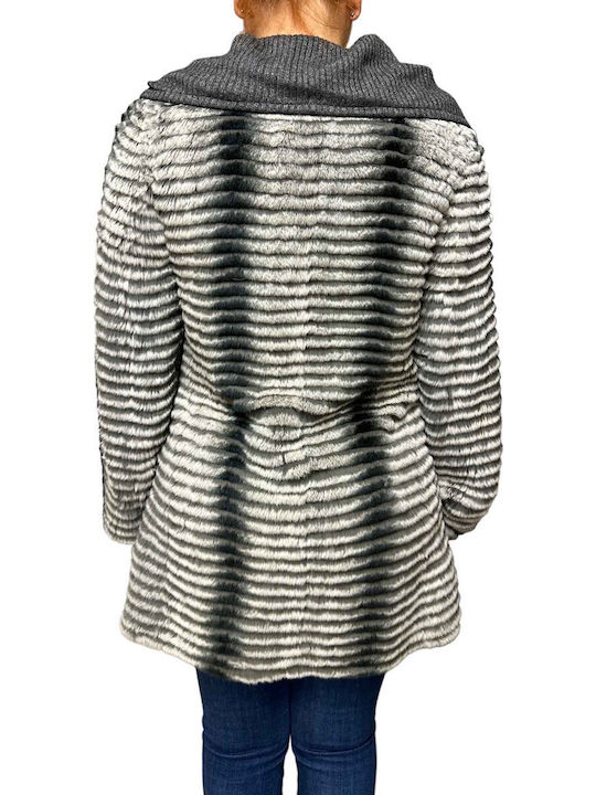 Frauen Pelz Gray