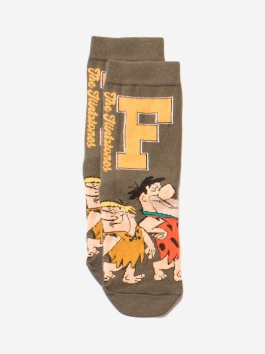 Disney Kids' Socks Flintstones Colorful 3 Pairs