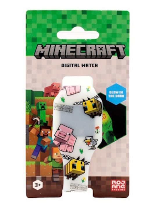 Minecraft Παιδικό Ψηφιακό Ρολόι Πολύχρωμο (Διάφορα Σχέδια) 1τμχ