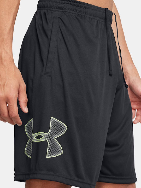Tech Graphic Men's Athletic Shorts Black