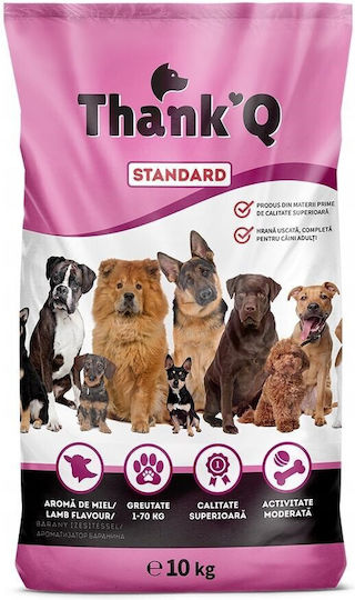 Thank'Q Standard 10kg Dry Food Gluten-Free for Adult Dogs with Lamb