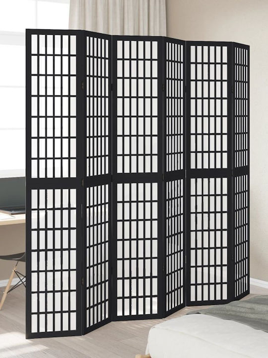 vidaXL Decorativ Paravan Lemn cu 6 Panouri 210x220cm